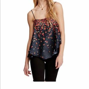 Free People HOST PICK floral print top, NWOT, Med